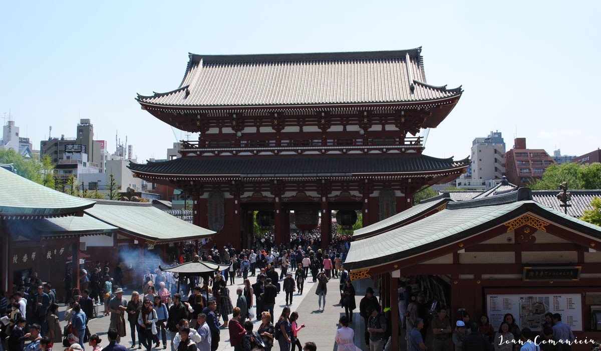 Poarta Kaminarimon Asakusa Tokyo