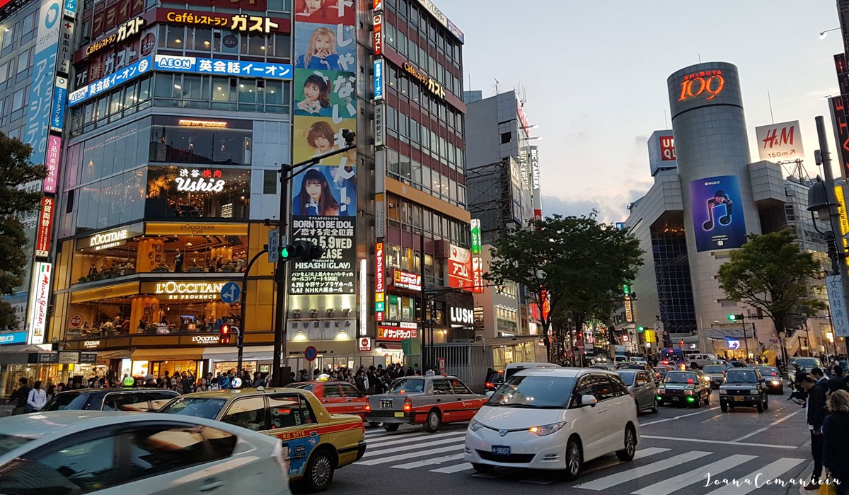 Zona de shopping Shibuya Tokyo