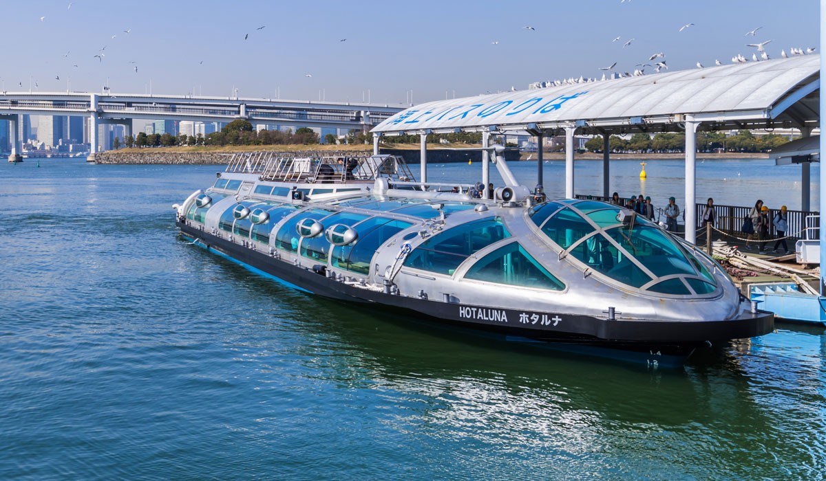 Tokyo Water Bus transport turisti